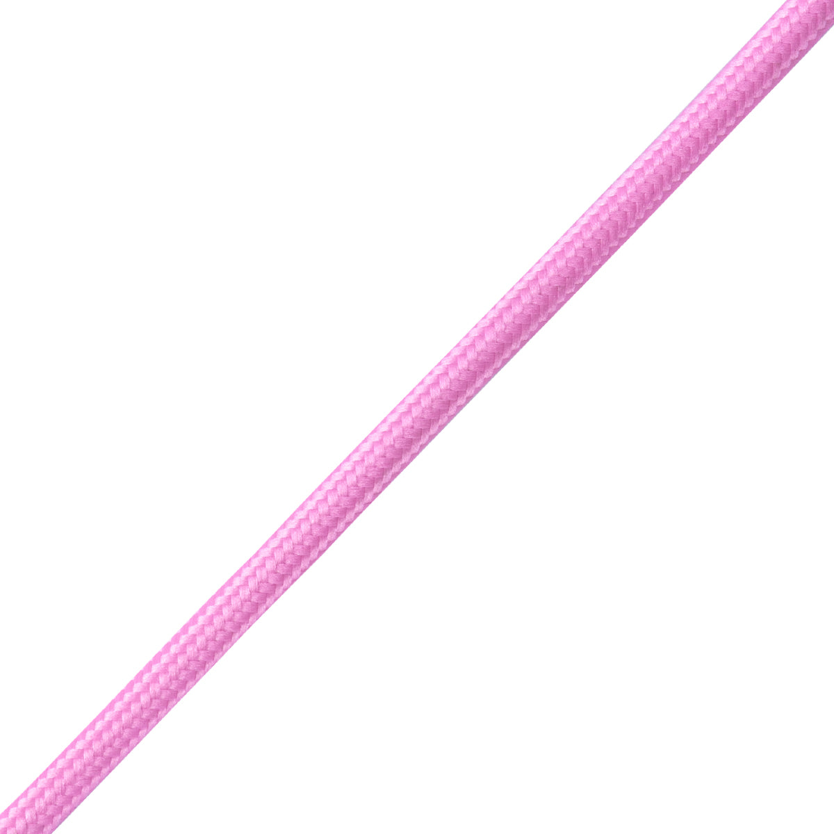 GloboStar® CABLITO 61553 Μοντέρνο Κρεμαστό Φωτιστικό Οροφής Μονόφωτο 1 x E27 Ροζ Σιλικόνης Ανάρτηση με Υφασμάτινο Καλώδιο Φ4 x Υ110cm - ledmania.gr