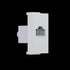 ^ MODYS ΠΡΙΖΑ ΔΙΚΤΥΟΥ ΙΒΟΥΑΡ 1 ΣΤ. RJ45 CAT.6 ΜΕ ΘΩΡΑΚΙΣΗ IP20 - ledmania.gr