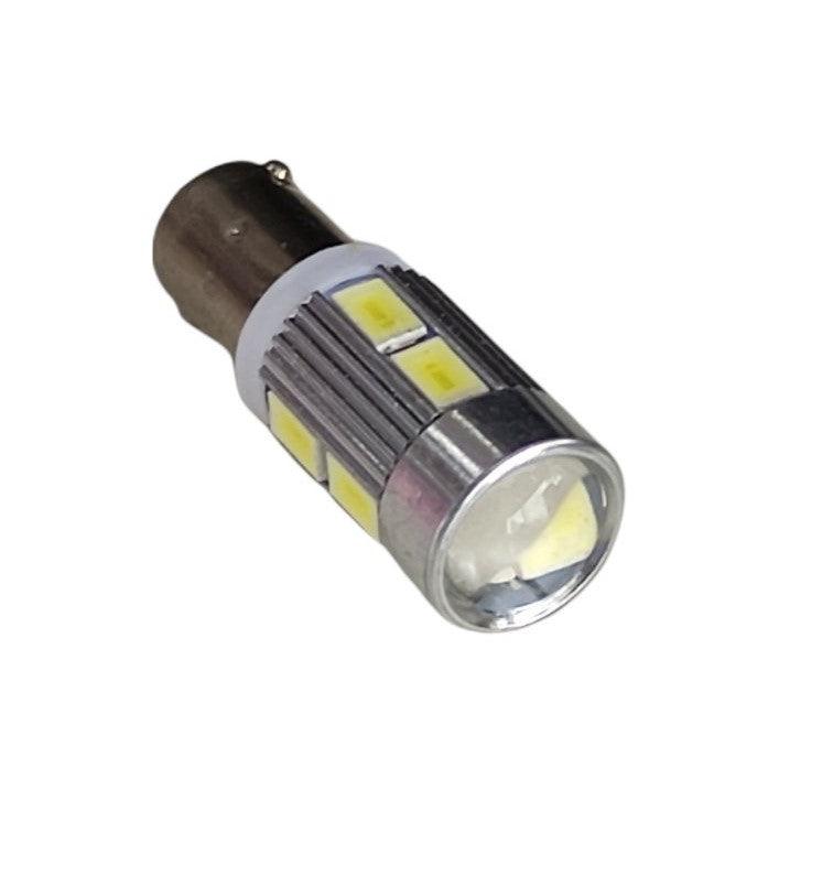 Ba9s Led Αυτοκινήτου 10Smd 5630 με φακο-12dc-Ψυχρο λευκο 1τεμ. - ledmania.gr