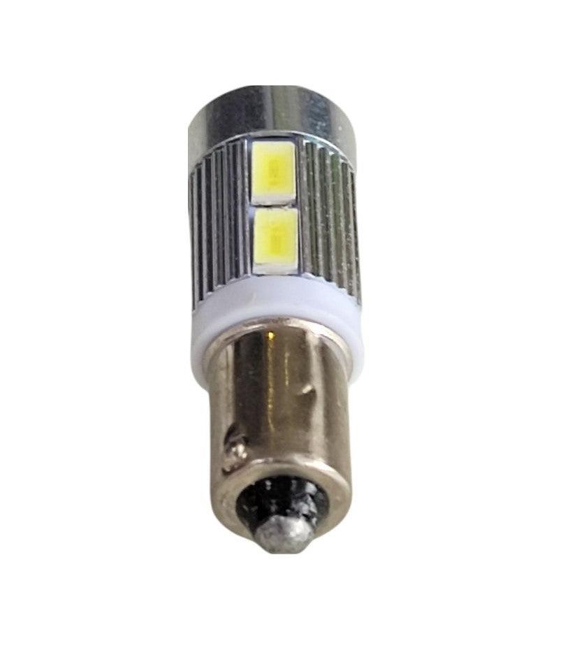 Ba9s Led Αυτοκινήτου 10Smd 5630 με φακο-12dc-Ψυχρο λευκο 1τεμ. - ledmania.gr