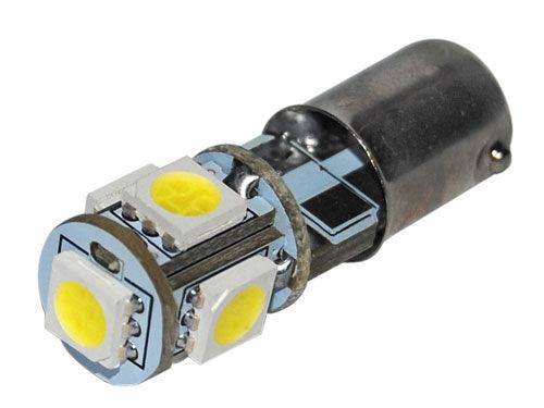 Ba9sT4W Canbus Led Αυτοκινήτου 5Smd 5050 -12vDC Ψυχρο Λευκο 1 τεμ. - ledmania.gr