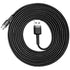 BASEUS CABLE CAFULE MICRO 2,4A 3M GRAY-BLACK CAMKLF-B91 - ledmania.gr