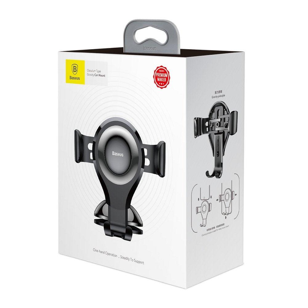 BASEUS  SUYL-XP01 CAR MOUNT OSCULUM GRAVITY BLACK - ledmania.gr