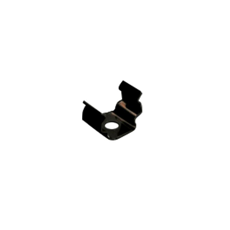BLACK METAL MOUNTING CLIP FOR PROFILE P151B - ledmania.gr