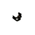 BLACK METAL MOUNTING CLIP FOR PROFILE P151B - ledmania.gr