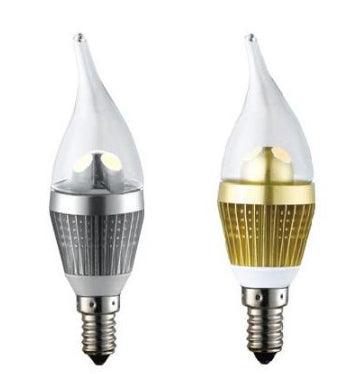 Bridgelux 3*1W Dimmable Λαμπα led Κερι-E14-360° - ledmania.gr