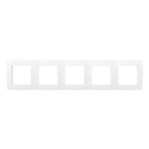 PRIME ΠΛΑΙΣΙΟ 5 ΘΕΣΕΩΝ IP20 ΛΕΥΚΟ - ledmania.gr