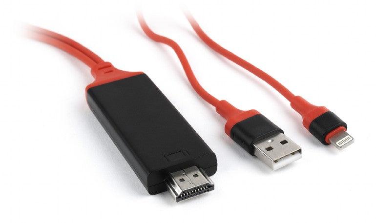 CABLEXPERT CC-LMHL-01 MHL HDMI CABLE FOR APPLE DEVICES 1.8M - ledmania.gr