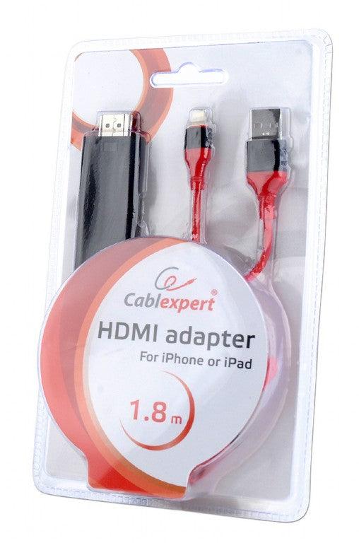 CABLEXPERT CC-LMHL-01 MHL HDMI CABLE FOR APPLE DEVICES 1.8M - ledmania.gr