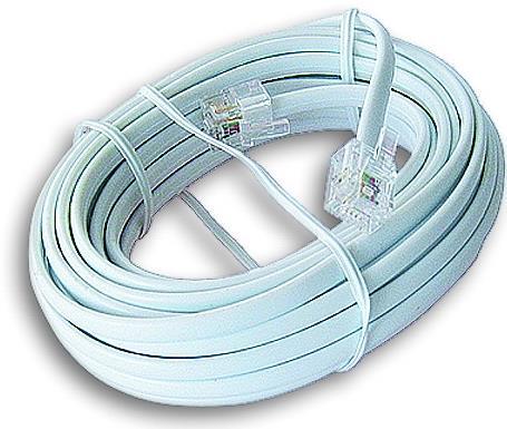 CABLEXPERT TC6P4C-7.5M TELEPHONE CORD 6P4C 7.5M - ledmania.gr
