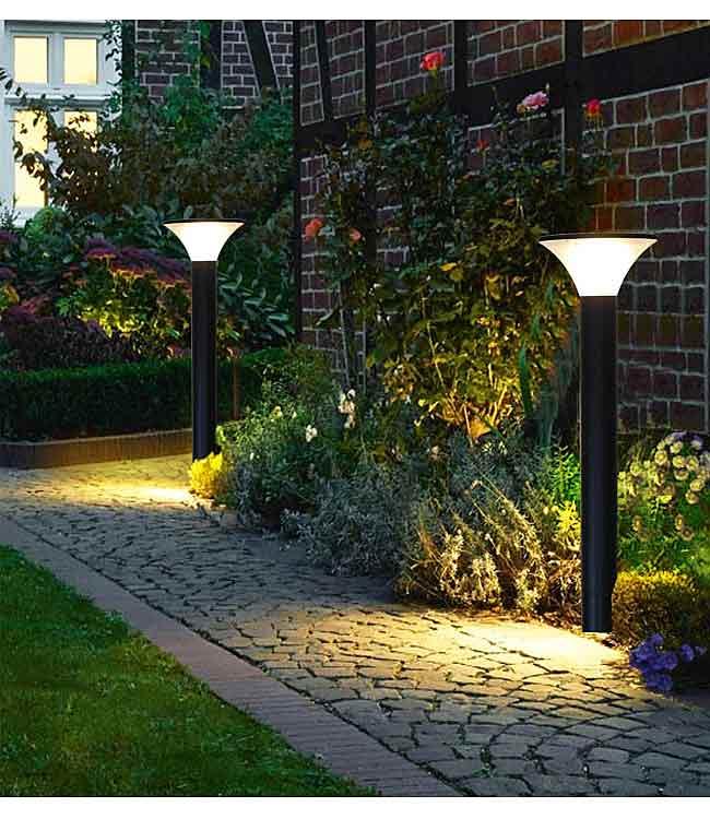 CCT 7W-800mm Ηλιακά Φωτιστικά Led Κήπου Μονοκρυσταλλικά-τοπίου με γκαζόν με ηλιακό φως-3 χρώματα - ledmania.gr