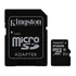 KINGSTON CANVAS SELECT PLUS MICROSDHC 256GB U1 V10 A1 WITH ADAPTOR - ledmania.gr