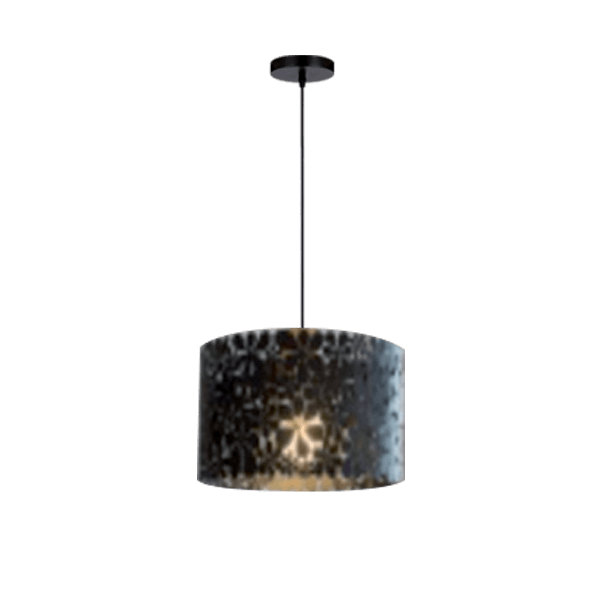 CHESTER PENDANT 1xE27 BLACK - ledmania.gr