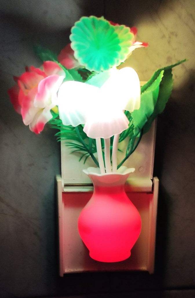 LED Mushroom Dream RGB Φωτάκι Νυκτός με Αισθητήρα μέρας νυκτας-Εναλλαγη Χρωματων RGB-1 τεμ - ledmania.gr