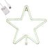 GloboStar® 78584 Φωτιστικό Ταμπέλα Φωτεινή Επιγραφή NEON LED Σήμανσης STAR 5W με Καλώδιο Τροφοδοσίας USB - Μπαταρίας 3xAAA (Δεν Περιλαμβάνονται) - Ψυχρό Λευκό 6000K - ledmania.gr