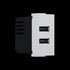 ^ MODYS ΠΡΙΖΑ ΤΡΟΦΟΔΟΣΙΑΣ USB 1 ΣΤ. 2xUSB ΙΒΟΥΑΡ 5VDC 2X1.2A IP20 - ledmania.gr