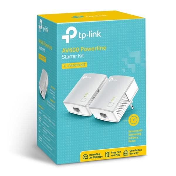 TP-LINK TL-PA4010KIT AV600 POWERLINE ADAPTER STARTER KIT - ledmania.gr