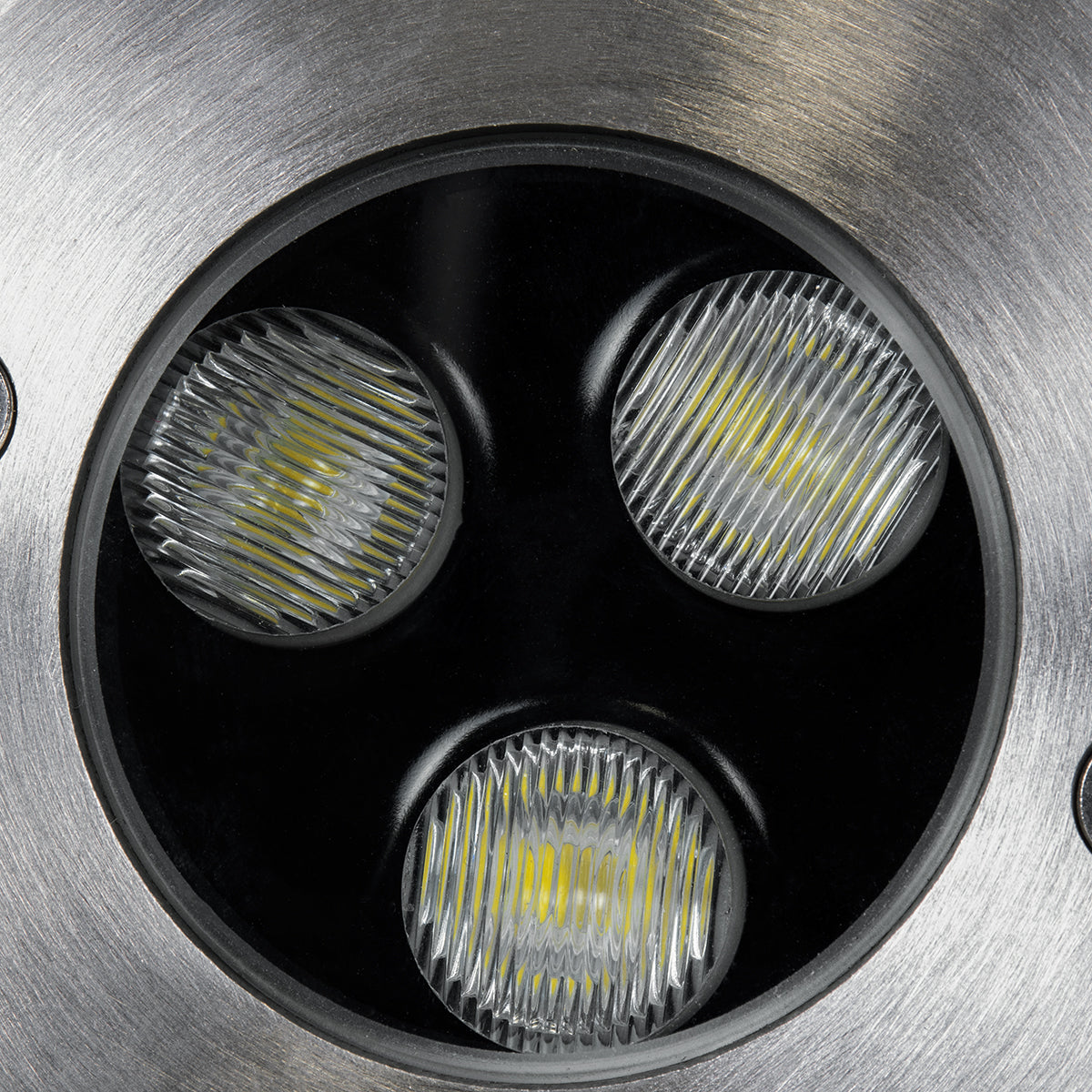 GloboStar® UNDERGROUND-FANI S-90980 Χωνευτό Φωτιστικό Σποτ Δαπέδου LED 12W 1200lm 60° DC 24V Αδιάβροχο IP68 Φ10 x Υ7.5cm Ψυχρό Λευκό 6000K - Ανοξείδωτο Ατσάλι - 3 Years Warranty - ledmania.gr
