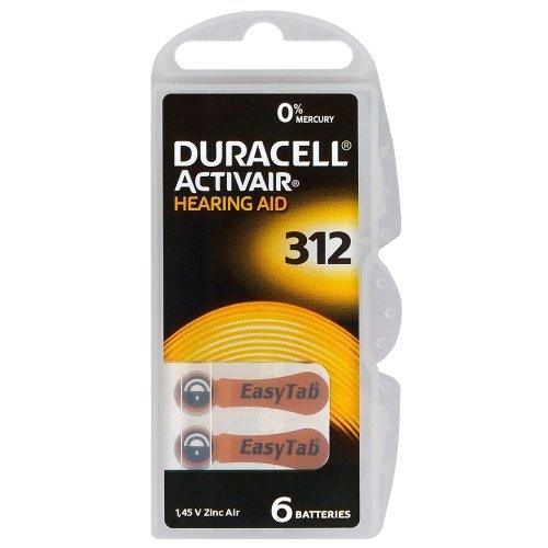 DURACELL ACTIVAIR 312 MF HEARING AID BATTERIES - ledmania.gr