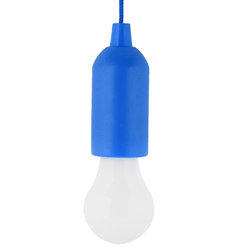 E-6621 BULB SHAPE PULL LIGHT 1W BLUE - ledmania.gr