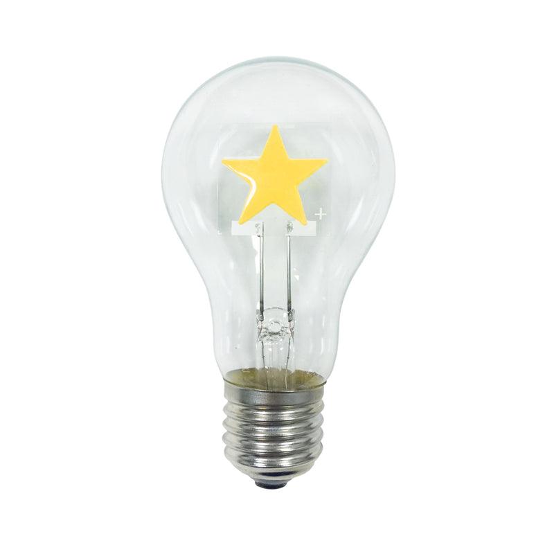 E27 A60 STAR 2W 2700K 230V AC 200LM LED COG - ledmania.gr