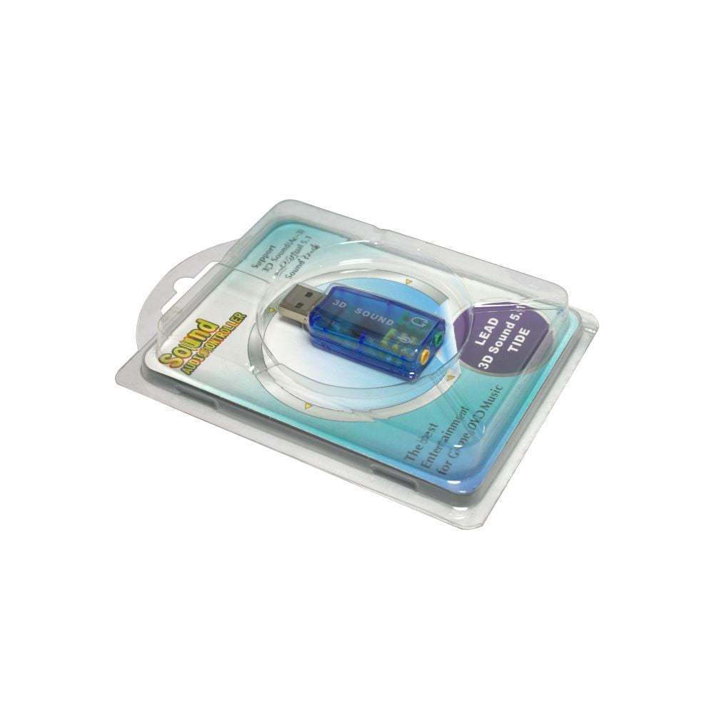 USB κάρτα ήχου No brand 5.1, 3D sound / DEL-17009 - ledmania.gr