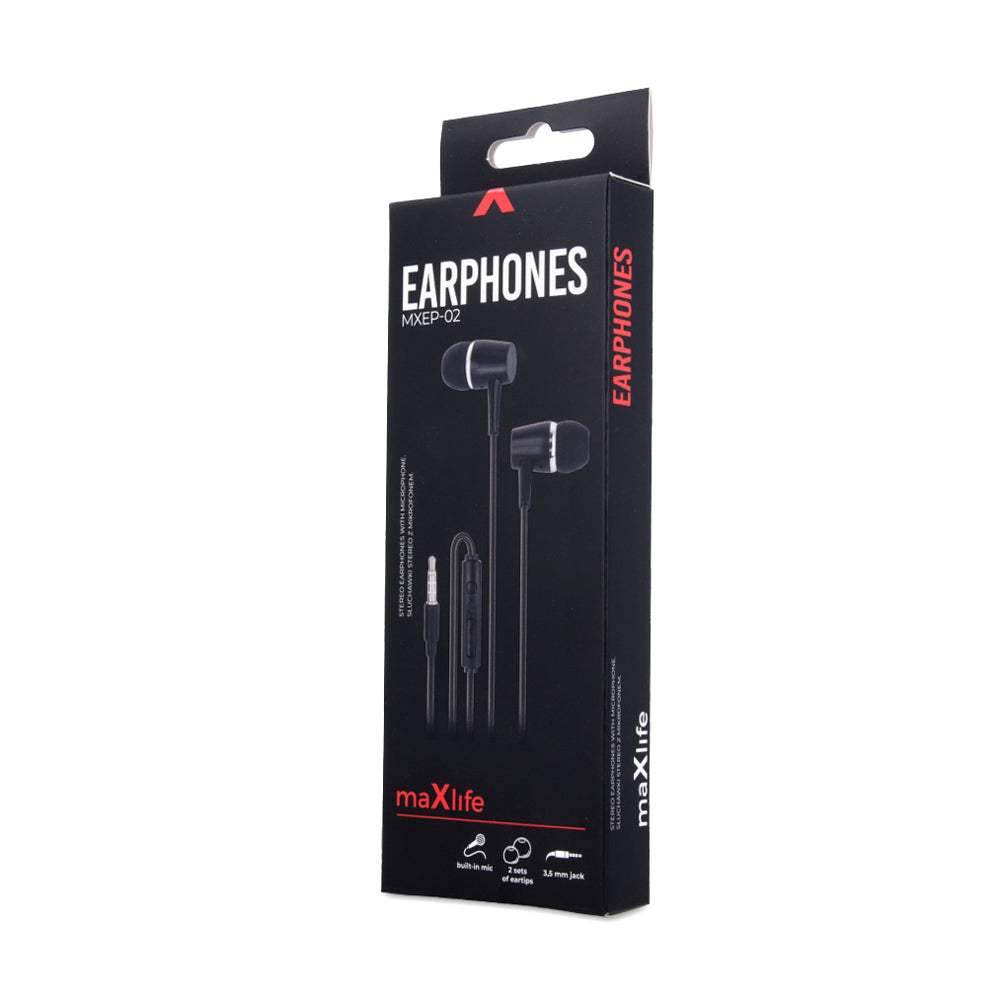 MAXLIFE MXEP-02 WITH MICRO BLACK - ledmania.gr