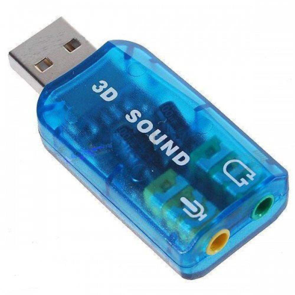 USB κάρτα ήχου No brand 5.1, 3D sound / DEL-17009 - ledmania.gr