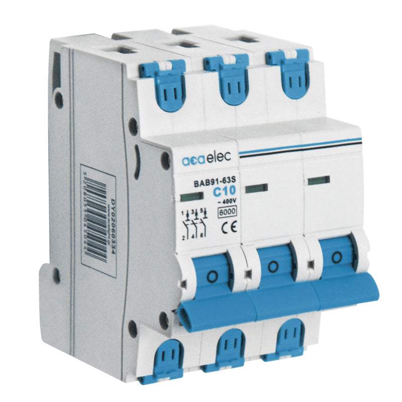 MCB 3P C10 6KA 3M - ledmania.gr