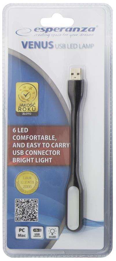 ESPERANZA USB LED LIGHT FOR NOTEBOOK WHITE EA147W - ledmania.gr