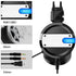 XO GE-02 HEADPHONES BLACK - ledmania.gr