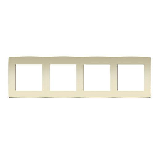 PRIME ΠΛΑΙΣΙΟ 4 ΘΕΣΕΩΝ IP20 ΙΒΟΥΑΡ - ledmania.gr