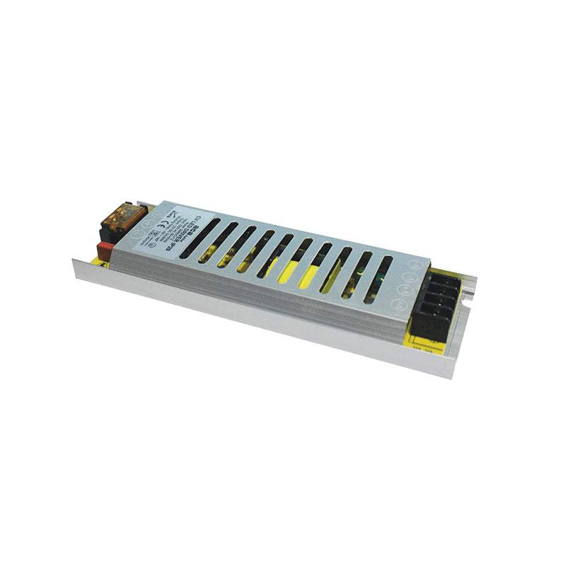 ^SLIM METAL CV LED DRIVER 60W 230V AC-12V DC 5A IP20 WITH TERMINAL - ledmania.gr