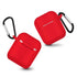 SILICONE CASE FOR AIRPODS TYPE 1 RED - ledmania.gr