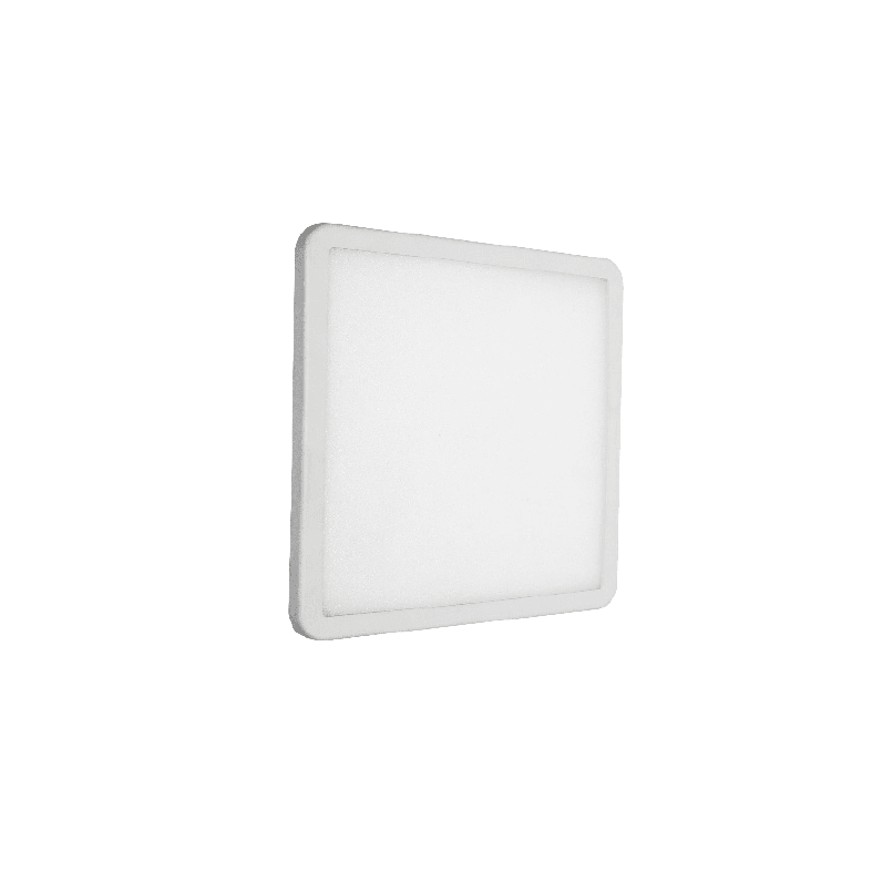 FLEXIBLE W SQUARE LED SLIM PANEL 9W 6000K 720Lm 230V Φ50-100 120° Ra80 - ledmania.gr