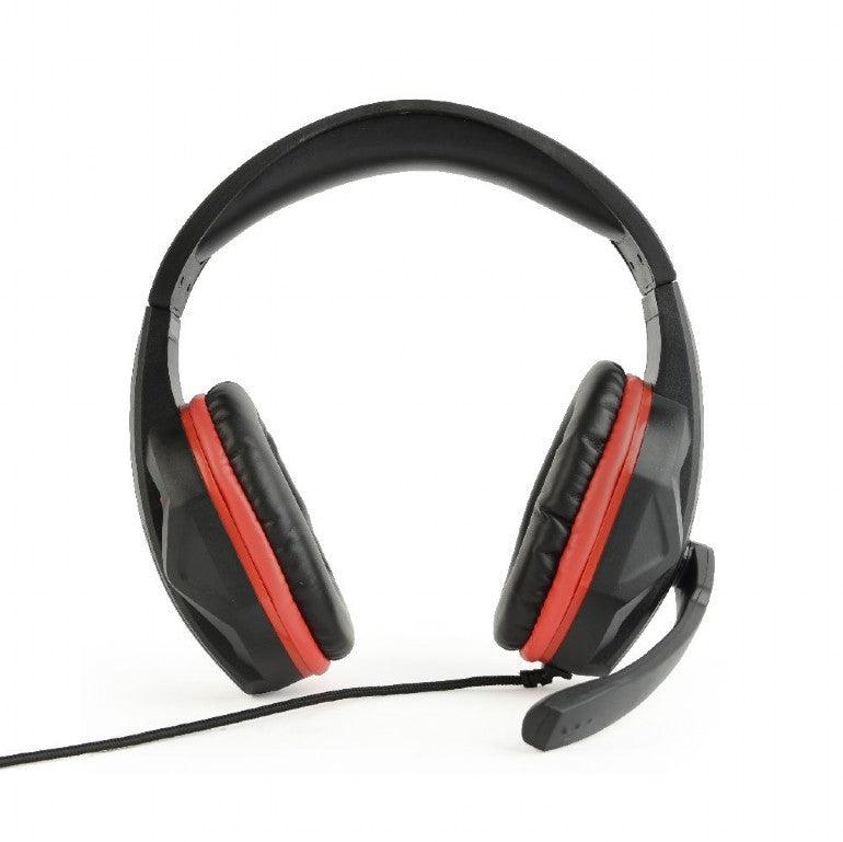 GEMBIRD GHS-03 GAMING HEADSET WITH VOLUME CONTROL BLACK - ledmania.gr