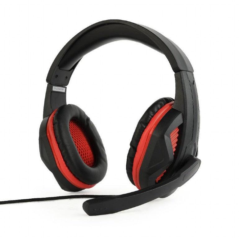 GEMBIRD GHS-03 GAMING HEADSET WITH VOLUME CONTROL BLACK - ledmania.gr