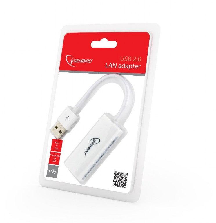 GEMBIRD NIC-U2-02 USB 2.0 προσαρμογέας LAN - ledmania.gr