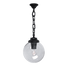 GLOBE 250 GARDEN HANGING LAMP 1XE27 IP55 BLACK - ledmania.gr