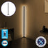 Μοντέρνο Minimal Επιδαπέδιο Μαύρο Φωτιστικό 100cm LED 16 Watt με Ασύρματο Χειριστήριο RF & Dimmer Φυσικό Λευκό 4500k GloboStar ALIEN Design GLOBO-100-2 - ledmania.gr