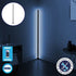 Μοντέρνο Minimal Επιδαπέδιο Μαύρο Φωτιστικό 150cm LED 24 Watt με Ασύρματο Χειριστήριο RF & Dimmer Ψυχρό Λευκό 6000k GloboStar ALIEN Design GLOBO-150-1 - ledmania.gr