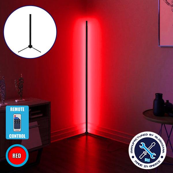 Μοντέρνο Minimal Επιτραπέζιο Μαύρο Φωτιστικό 50cm LED 8 Watt με Ασύρματο Χειριστήριο RF & Dimmer Κόκκινο GloboStar ALIEN Design GLOBO-50-4 - ledmania.gr