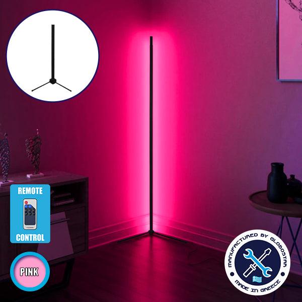 Μοντέρνο Minimal Επιτραπέζιο Μαύρο Φωτιστικό 50cm LED 8 Watt με Ασύρματο Χειριστήριο RF & Dimmer Ροζ GloboStar ALIEN Design GLOBO-50-7 - ledmania.gr