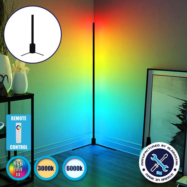 Μοντέρνο Minimal Επιτραπέζιο Μαύρο Φωτιστικό 50cm LED 10 Watt με Ασύρματο Χειριστήριο 2.4G RF & Dimmer RGBW+WW Πολύχρωμο - Ψυχρό - Ημέρας - Θερμό GloboStar ALIEN Design GLOBO-50-9 - ledmania.gr