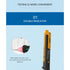 GloboStar 79990 Επαγγελματικός Ανιχνευτής Τάσης ΑC - Voltage Detector Χωρίς Επαφή 50-1000V με Φακό LED - Ένδειξη LED - Ρύθμηση Ευαισθησίας - Ένδειξη Ισχύος Σήματος - Εργαλείο Ηλεκτρολόγου - ledmania.gr