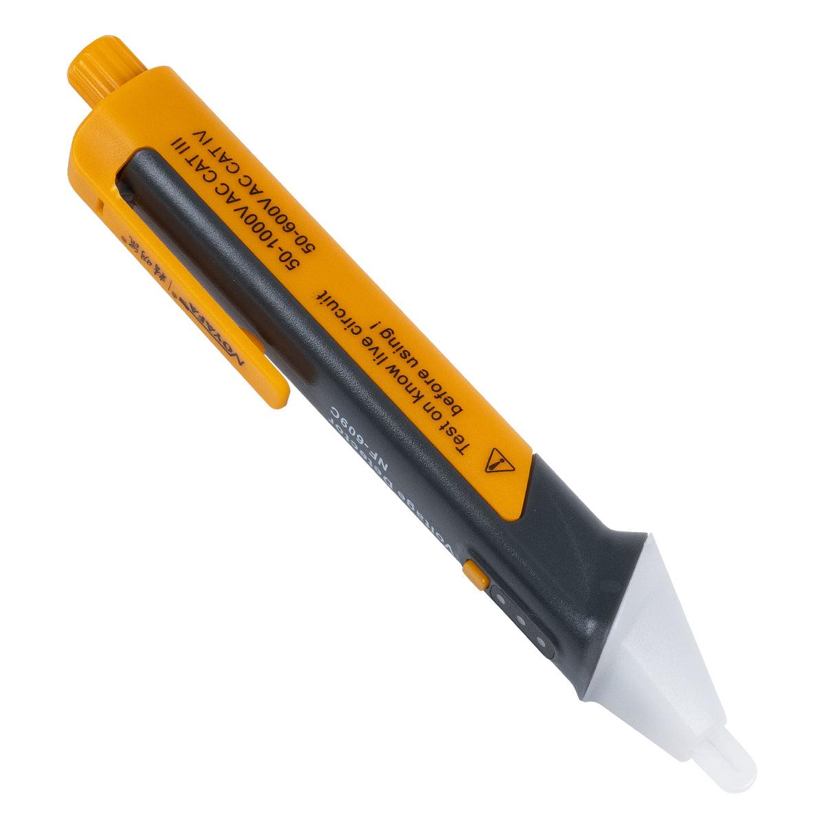 GloboStar 79990 Επαγγελματικός Ανιχνευτής Τάσης ΑC - Voltage Detector Χωρίς Επαφή 50-1000V με Φακό LED - Ένδειξη LED - Ρύθμηση Ευαισθησίας - Ένδειξη Ισχύος Σήματος - Εργαλείο Ηλεκτρολόγου - ledmania.gr