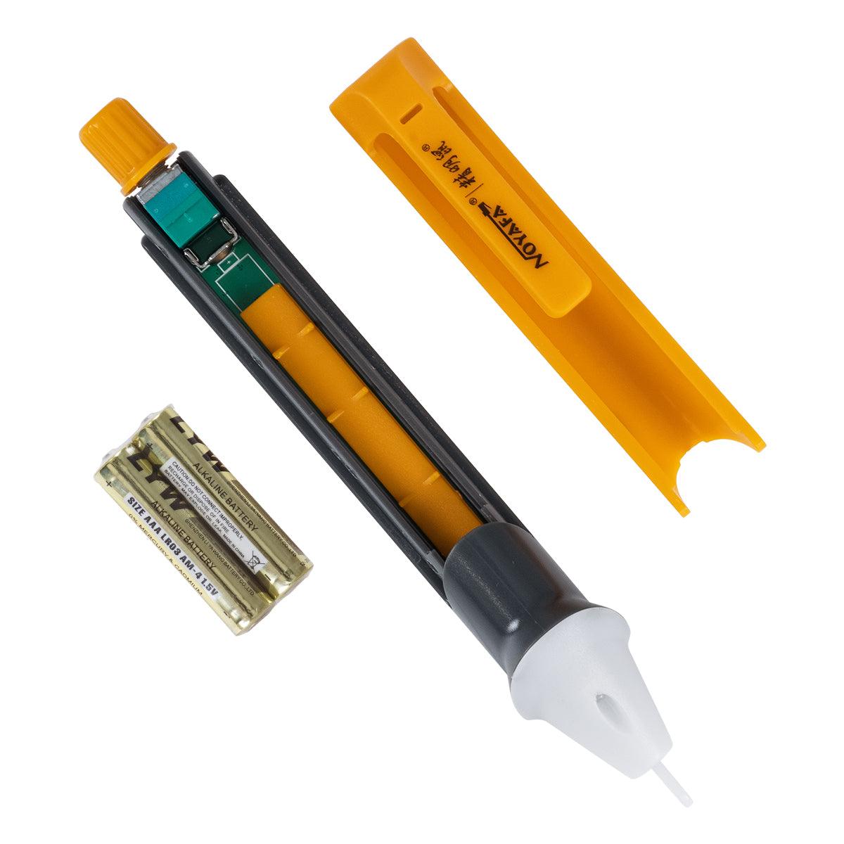 GloboStar 79990 Επαγγελματικός Ανιχνευτής Τάσης ΑC - Voltage Detector Χωρίς Επαφή 50-1000V με Φακό LED - Ένδειξη LED - Ρύθμηση Ευαισθησίας - Ένδειξη Ισχύος Σήματος - Εργαλείο Ηλεκτρολόγου - ledmania.gr