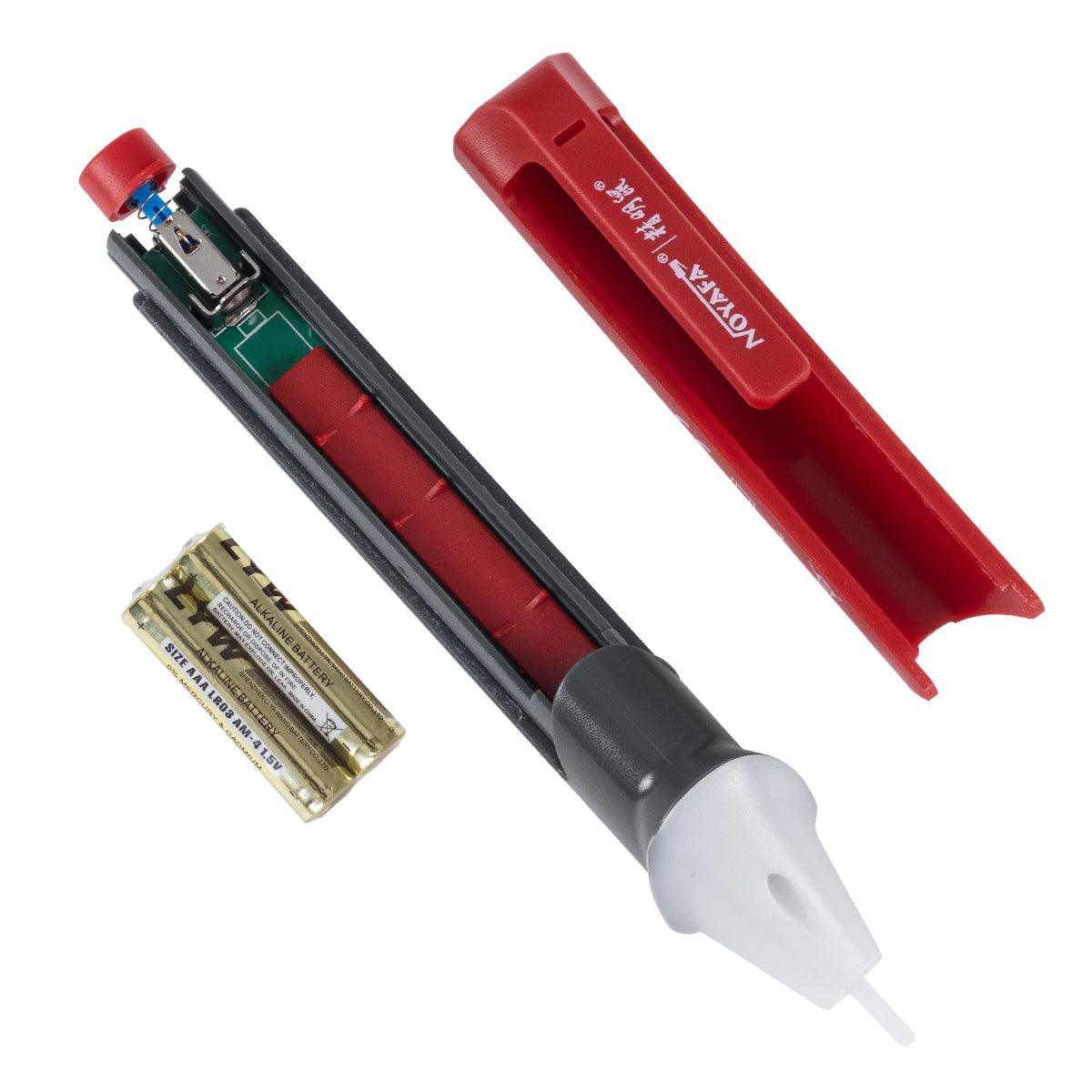 GloboStar 79991 Επαγγελματικός Ανιχνευτής Τάσης ΑC - Voltage Detector Χωρίς Επαφή 50-1000V με Φακό LED - Ένδειξη LED - Ένδειξη Ισχύος Σήματος - Εργαλείο Ηλεκτρολόγου - ledmania.gr