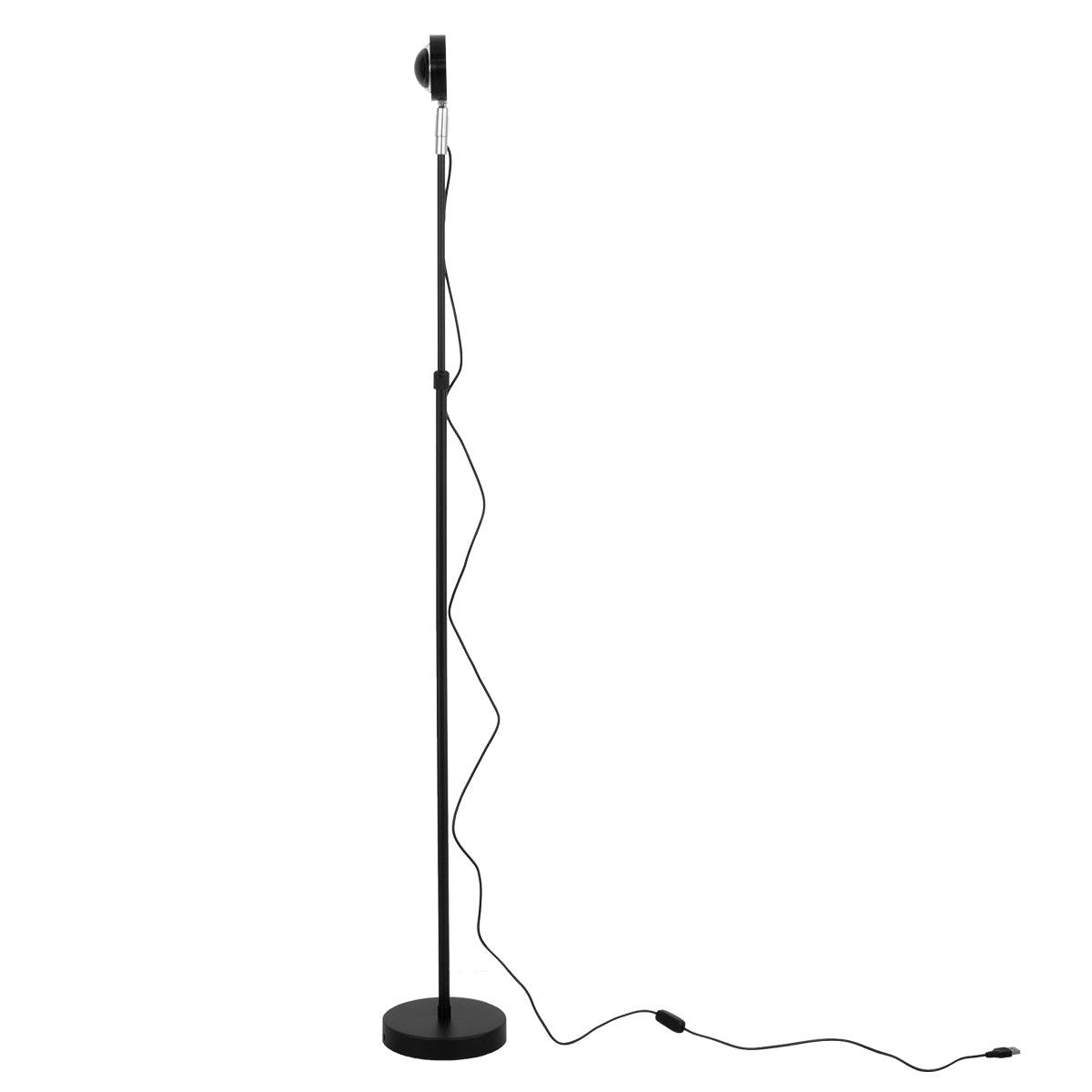 GloboStar® 00821 Μοντέρνο Minimal Επιδαπέδιο Φωτιστικό Μεταλλικό Μονόφωτο LED 12W DC 5V με Projector LENS Ειδικού Εφέ & Καλώδιο Τροφοδοσίας USB Rotation Head 180° RAINBOW GREEN - ledmania.gr