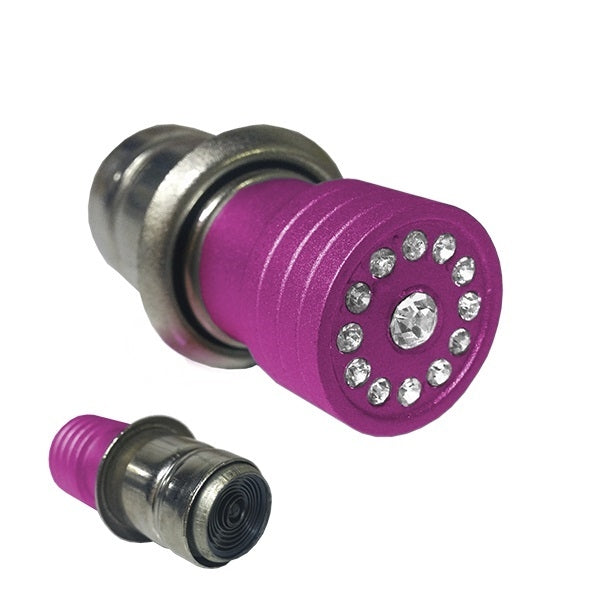 GloboStar® 115207 Αναπτήρας Αυτοκινήτου Φούξια με Διαμαντάκια - ledmania.gr